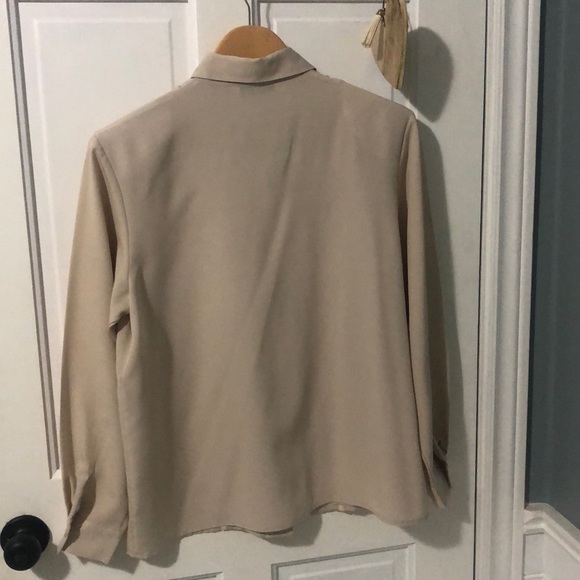 Vintage oatmeal blouse - Picture 5 of 5